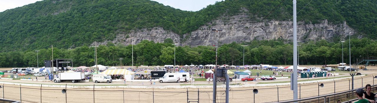 Panoramic view of Del Fest 2009