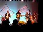 The Josh Williams Band at IBMA 2009: Jason McKendree, Josh Williams, Randy Barnes, Scott Napier. Photo by Carolyn McKendree