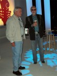 Tom T. Hall and Doyle Lawson during sound check at The Ryman