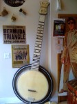 Matt Morelock's huge banjo.
