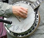 Dan Mazer's stolen Deering "Mazertone" banjo